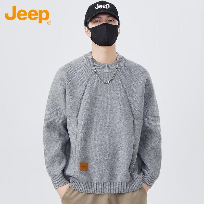 

JEEP Men s Premium Thick Warm Knit Sweater L