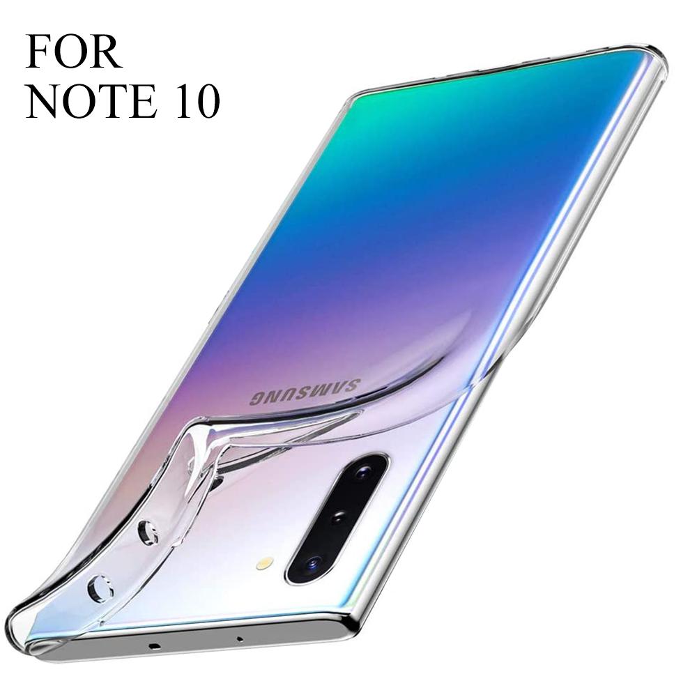 Ultra Thin Clear Silicone Case For Samsung Galaxy S23 S22 S21 S20 Ultra Plus FE Cover for Samsung Note 10 Plus 20 Ultra Funda