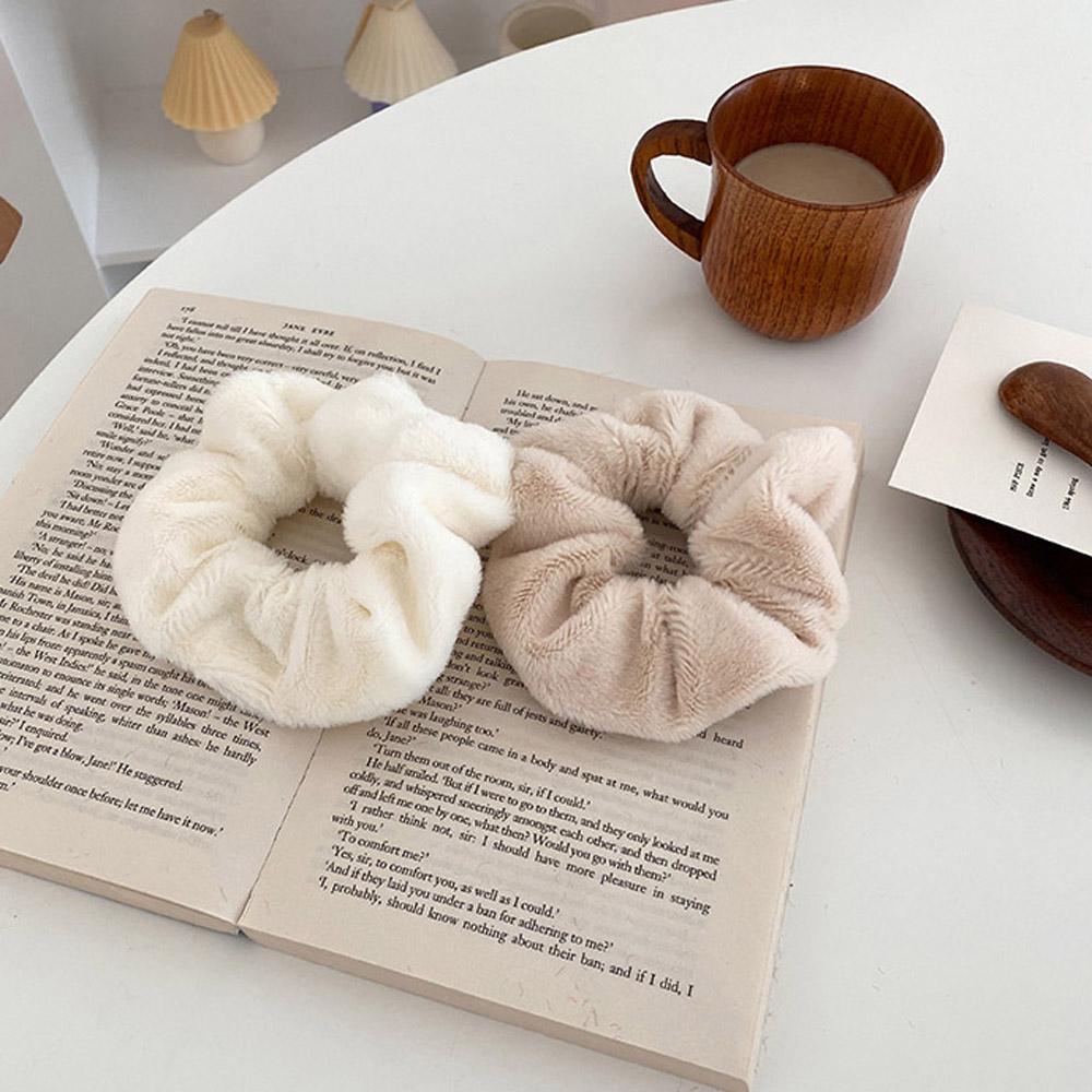 Headwear Hair Tie Hair Ring Hair Accessories Rubber Band Ponytail Holder Hair Rope Plush Scrunchie
