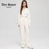 ANY SPOOR Women's New Chinese Style Frog Button Wide-Leg Casual Pants