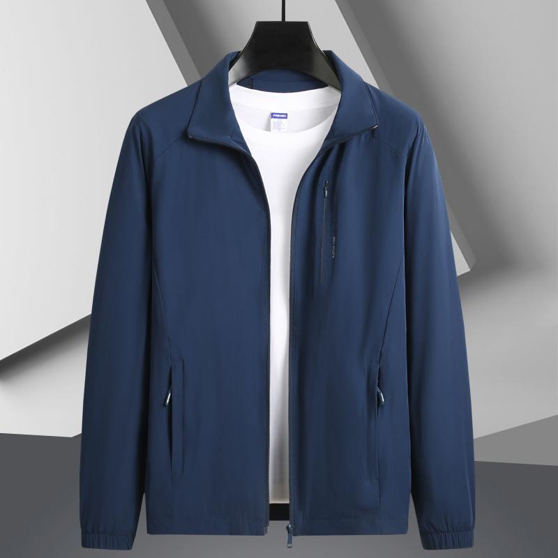 

Coat Top Thin Spring Clothes Middle-aged and Elderly Grandpa Casual Sports Jacket L