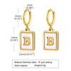 26 Letter Earrings Diy Stainless Steel Shell Letter C Earrings Gold Women'S Earrings, Jewelry Ed-637