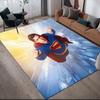 Superman Flies Anti-Slip Floor Mat, Rectangular Carpet for Living Room & Sofa Zone