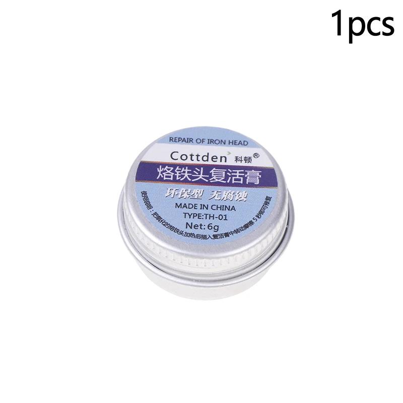 2/1Pcs 6g Soldering Iron Tip Tinner Activator Tip Cleaner Remover Refresher Non-stick Tin Solder Cream Clean Paste
