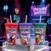 1PC Kpop Demon Hunters Officially Licensed PVC Straw Cup Large Capacity Stylish Leak-Proof Drinkware Birthday Chrismas Durable Gift