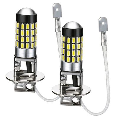 H3 LED Fog Lamp, Compatible with Vehicle Inspection, 12/24 V, 6,500 K, LED Headlight,