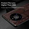 Retro Genuine Leather Phone Case for Huawei P60 Pro Mate 60 60Pro 60RS 40Pro 50Pro Back Cover For Honor Magic 6 5 Pro