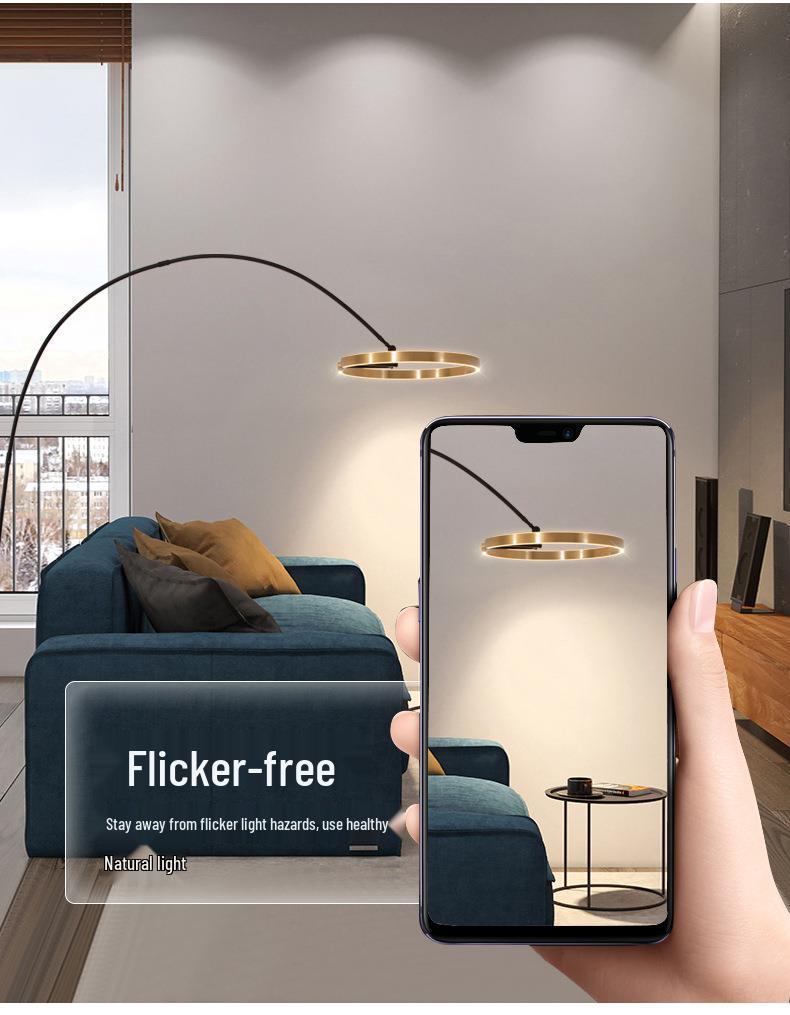 Nordic Minimalist Post-Modern Floor Lamp for Living Room - Creative Vertical Sofa Lighting with Luxury Design