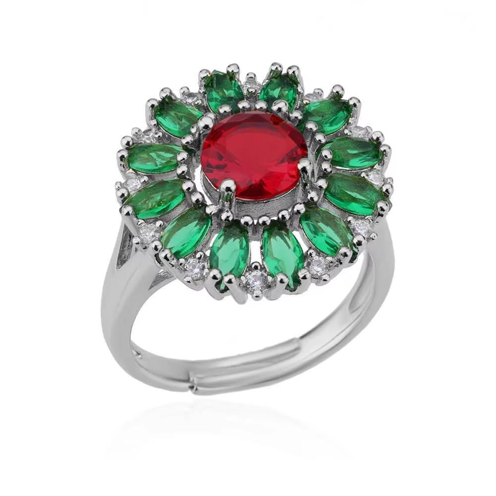 New Design Zircon Rings for Women Girls Cubic Zirconia Adjustable Stainless Steel Ring Trend Luxury Wedding Jewelry Anillos