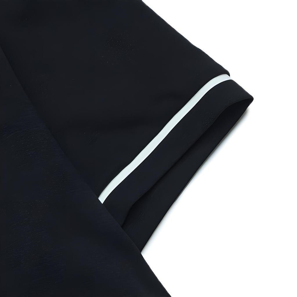 New FILA Athletics Polo Shirt Women's Pitch Black A11W523104F-BK