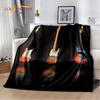Classical Guitar Electric Guitar Soft Plush Blanket,Flannel Blanket Throw Blanket for Living Room Bedroom Bed Sofa Picnic Cover