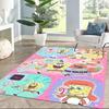Spongebob's Colorful Friends Square Rugs Are a Great Choice for Living Rooms, Bedrooms, Home Décor, and As Gifts.