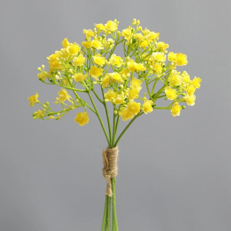 

Симуляция Букета Гипсофилы Шелковые Искусственные Цветы Декор Торгового Центра Желтая Гипсофила Искусственный Цветок Офисный Декоративный жёлтый
