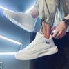 Fashion Brand New Men PU Leather Shoes Korean Trend Comfortable Loafer Men Shoes British Fashion Men High Top Sneakers New Moccasins Men