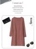 Petite Women's 2024 Spring/Autumn Korean Loose Cotton Linen Casual Short Dress