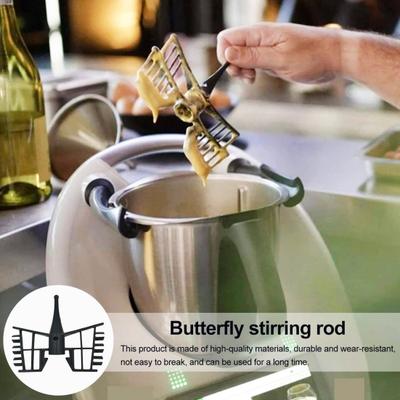 Replacement Butterfly Stir Bar for Monsieur Cuisine Connect Egg Mixer Whisk Wear-resistant Plastic Blender Accessory