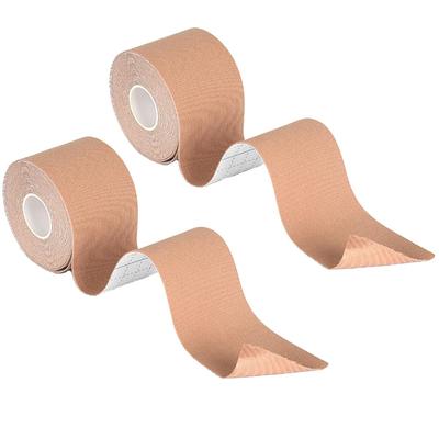 ZHSHXNGY Bandă de bandă Kinesio Tape Bandă de kinesiologie 2 role Suport pentru articulații musculare Respirabil, elastic, rezistent la transpirație Aplicații Banda de bandă pentru