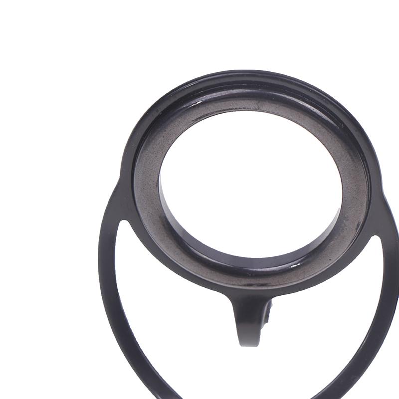 8Pcs/Set Fishing Tackle Stainless Steel Repair Kit Set Fishing Rod Guide Ring Tip Fishing Pole Circle Ring Eye Guide Wire Loop