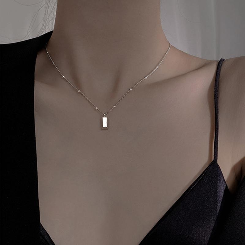 Fashion Vintage Flower Seal Pendant Necklace For Women Chain Necklace Wedding Party Jewelry Gift