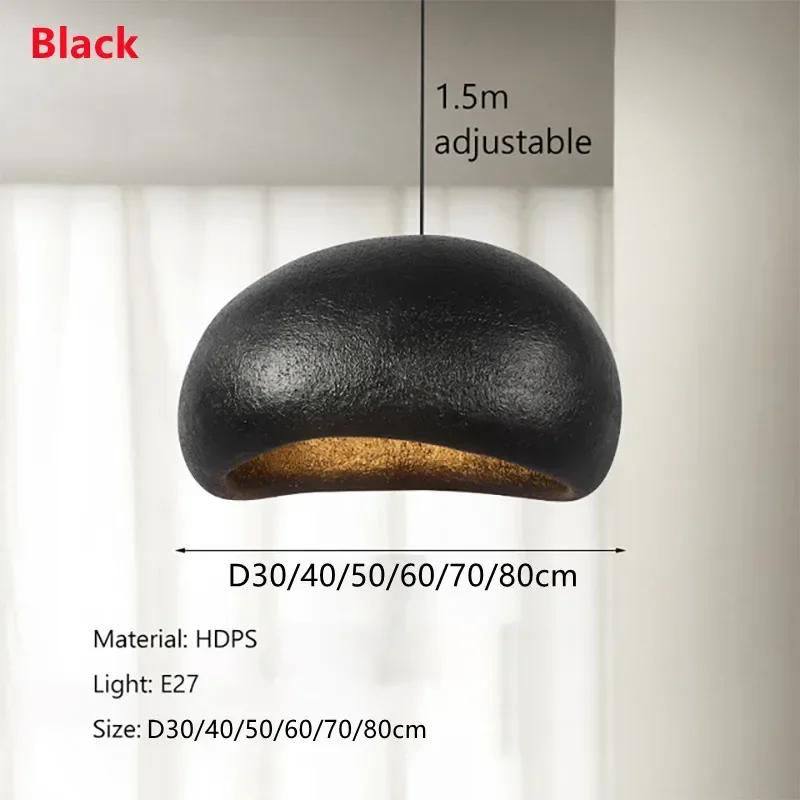 Japanese Wabi Sabi LED Chandeliers Light Living Kitchen Island Restaurant Decor Pendant Hanging Lamp Suspension Lighting Fixture