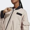 Adidas Color Block Loose Fit Zip Jacket Women Jacket Nude HR6992