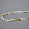 French Style Minimalist Pearl Chain Layered Long Necklace Women Winter Sweater Jewelry