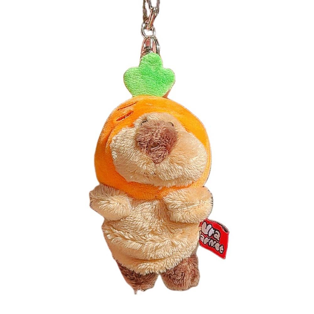 Cartoon Marmot Pendant Fluffy Groundhog Dolls Kawaii Plush Dolls Key Chain  Gifts