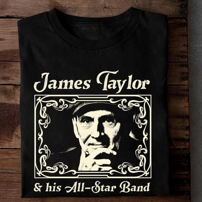 T-shirt James Taylor Années 80 Cadeau Pour Fans Unisexe S-5XL Chemise T-shirt Unisexe