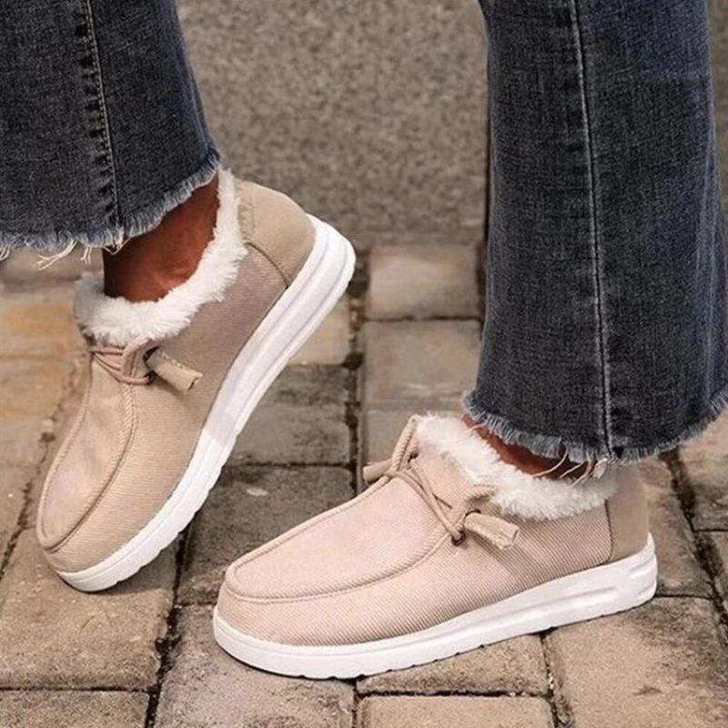 Large Size Women's Shoes Autumn and Winter New Fashion Platform Foot Cotton Shoes