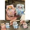 Portachiavi Peluche Mofusand Twin Stars con Tasca con Zip per Regali per Bambini