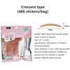 480 Pcs Lift Strips Makeup Tools Beauty Double Eyelid Tape Lace Mesh Eyelid Sticker Invisible Eye Stickers Self-Adhesive Fiber