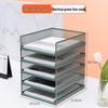 A3A4 Metal File Holder & Multi-layer Office Storage Rack