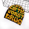 Fashion Pattern Letter Neutral Casual Warm Knitted Hat For Autumn Winter And