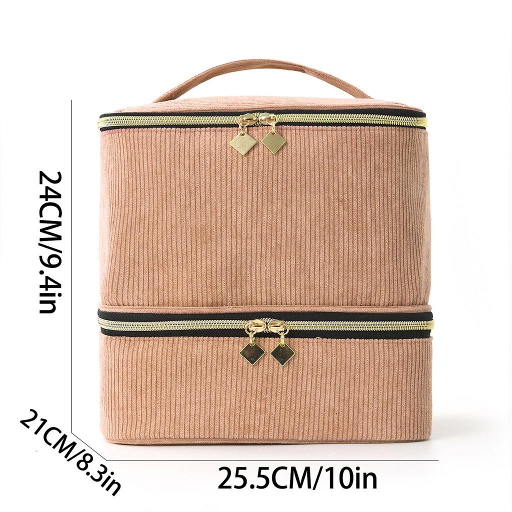 Nail Polish Storage Bag Essential Oil Bag Portable Cosmetic Nail Care Kit Nail Care Tool Storage Box 30 Compartment