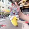 And Jerry Tom Plush Keychain With Star Moon Design For Gift Collection And