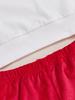 European and American Girls' Christmas Embroidery Bow Sweatshirt and Flare Pants Set