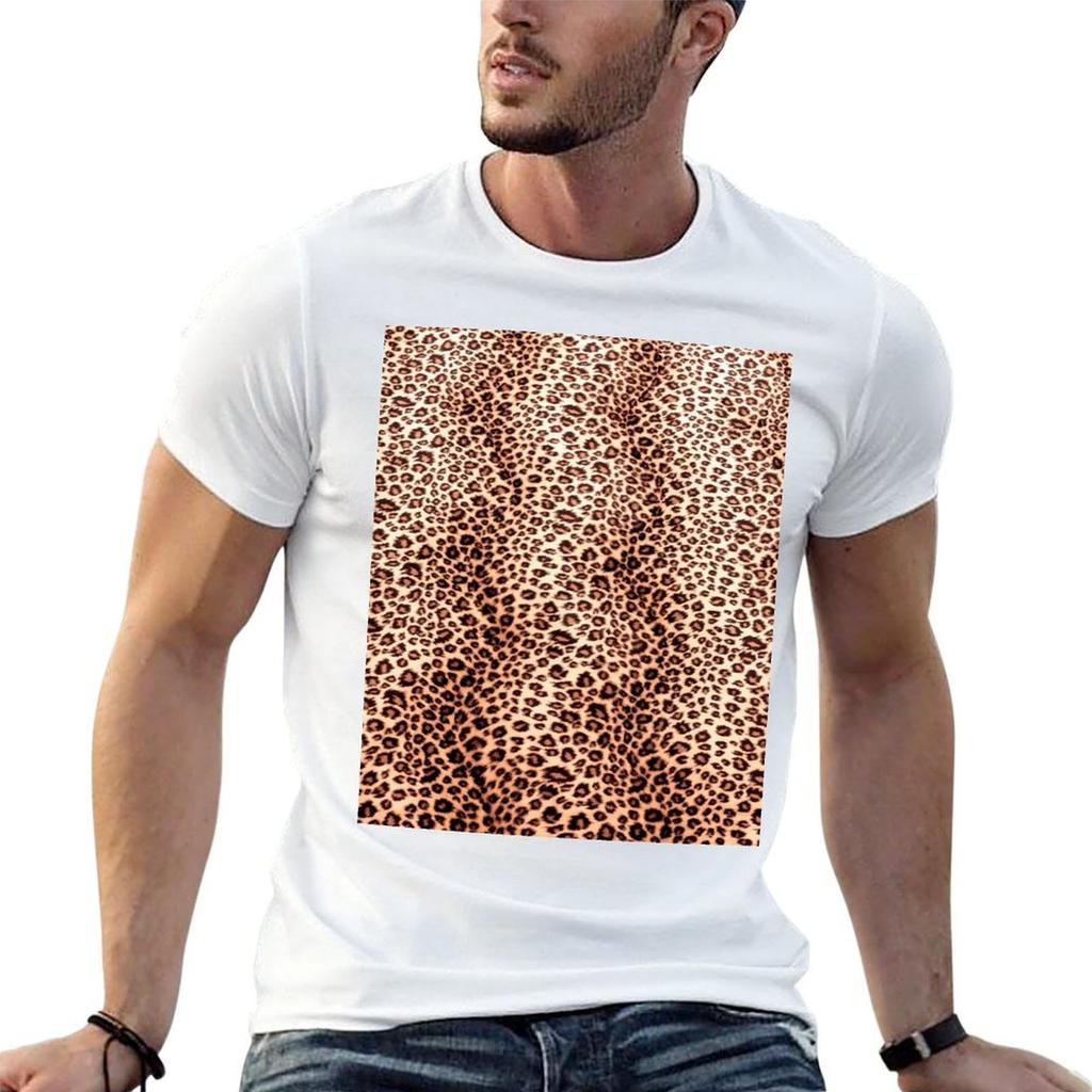 Leopardenmuster T-Shirt Baumwoll-T-Shirt Packung T-Shirts Für Unisex Baumwoll-T-Shirts Für Unisex Grafik-T-Shirts T-Shirt