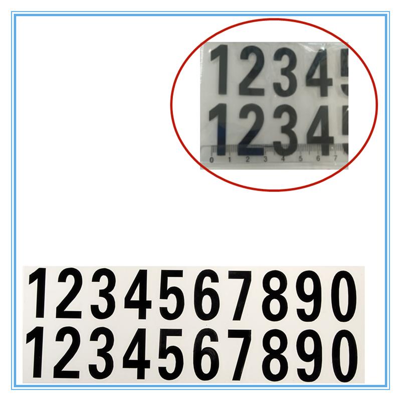 Ușa casei Adresa străzii Numărul căsuței poștale sau cifrele mașinii Numerele încăperii mașinii Poarta autocolante din vinil Autocolante reflectorizante, alb, negru