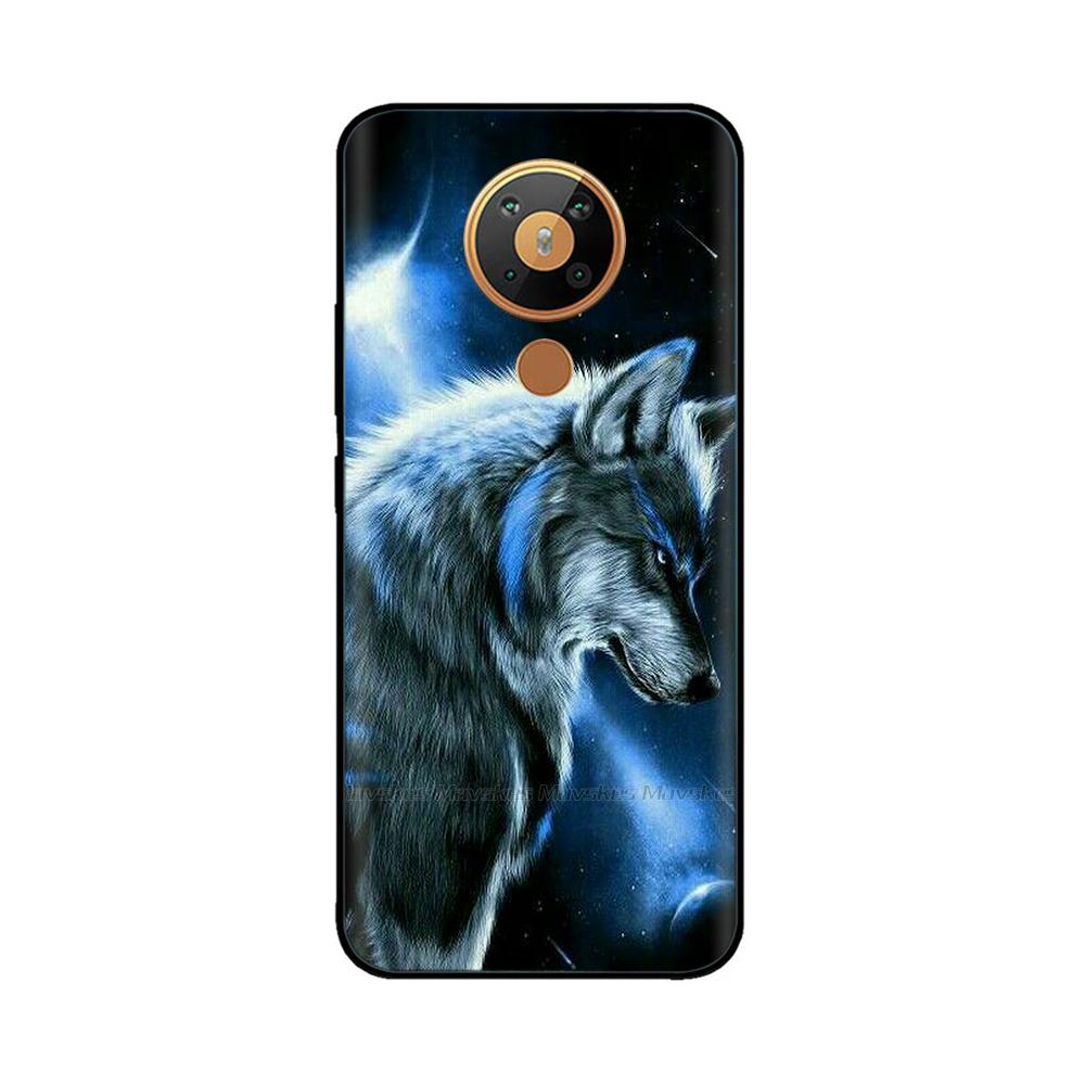 For Nokia 5.3 Silicone Case Soft Tpu Back Cover for Nokia 5.3 3.4 Bumper Printed Silicon Case for Nokia3.4 Nokia5.3 Phone Flower
