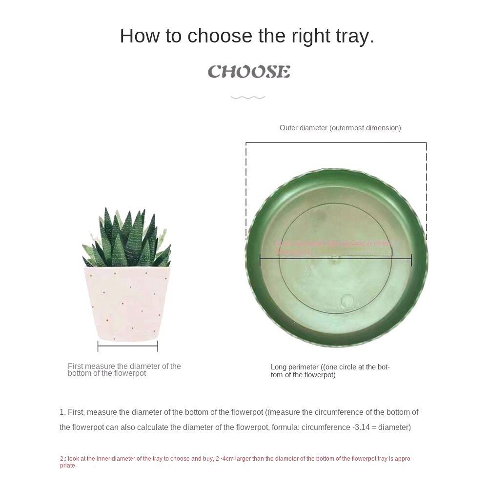 10 stücke Klar Blumentopf Basis Runde Anlage Untertasse Neue Blumentopf Tray Home