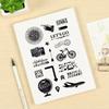 Reusable Silicone Stamps for DIY Scrapbooking Gift Card Making Party Invitations