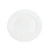 Pure White Ceramic Round Flat Plate