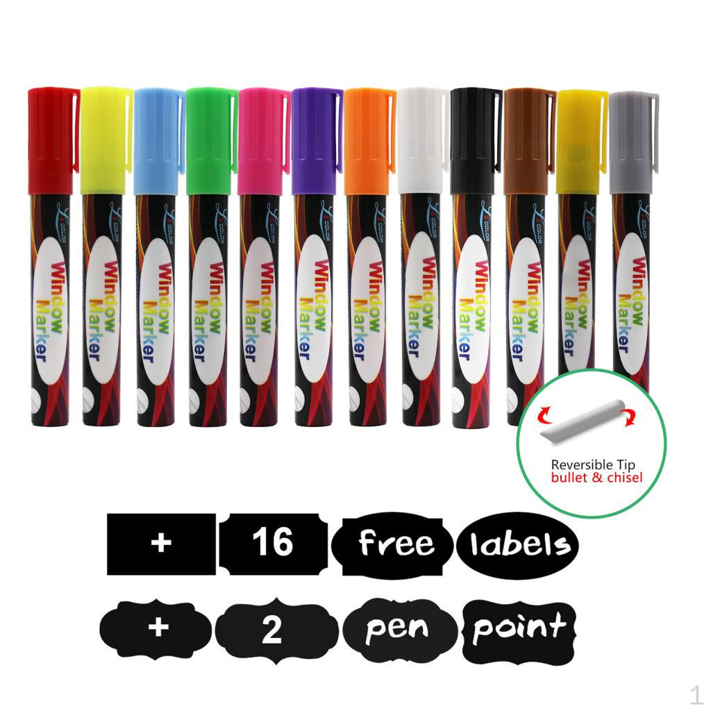 Buy Markers (8/10/12 Pack) for Chalkboard Signs, Blackboards, Glass at affordable prices — free
