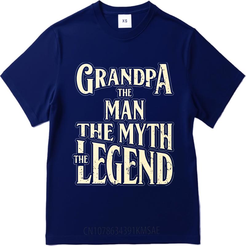 Hiphop For Man Summer T Shirt Grandpa The Man The Myth The Legend Short Sleeve Comfortable Oneck For Her Top Tees