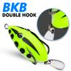 Kikker Lokaas 4cm/5.6G Zacht Kikker Vis Lokaas Mini Zacht Lokaas Dubbele Haken Oppervlakte Ray Kikker Kunstmatig Aas