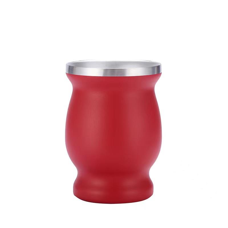 Amazon Hot-selling, Stainless Steel Oz Stainless Steel Mate Tea Cup Gourd Type Heat Insulation Cup Mini Gourd Cup