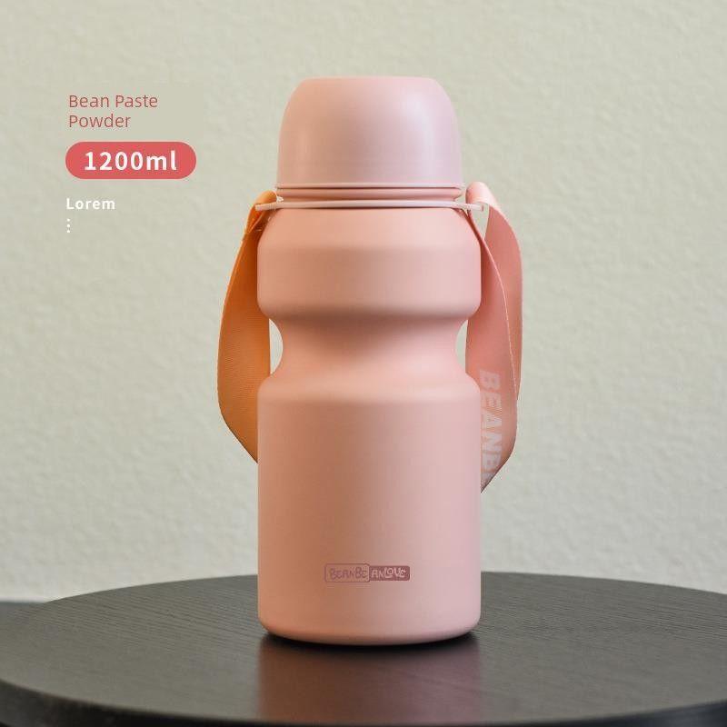 

Doudoule Large-Capacity Thermos Cup, Thermal Pot for Cooking Porridge, Suitable for Students and Pregnant Women, 316 Stainless Steel Thermal Container Bean Paste Powder 1200ml