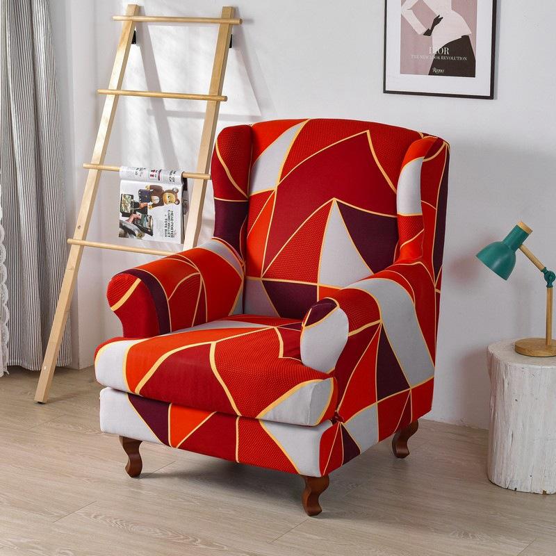 Single Sofa Chair Slipcovers Armchair Decoration Elastic Polyester Living Room Sofa Cover Stretch Floral Printed Couch Cover