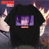 Naruto Short-sleeved T-shirt Men's Japanese Animation Joint Trendy Brand Trend Loose Cotton Top Teen Half-sleeved