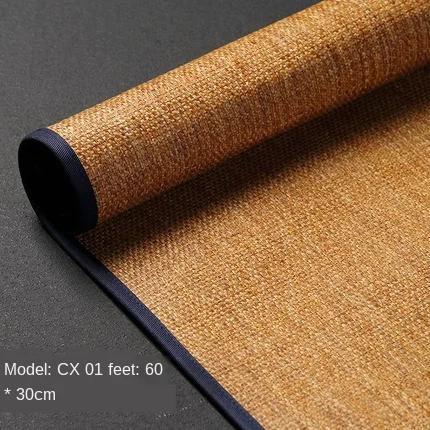 Straw Woven Japanese Tea-Seat Hand-Woven Tea Table Flag Zen Tea Waterproof Tea Set Cloth Mat Tea Ceremony Utensils Tea Napkin